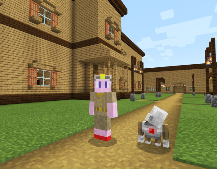 マインクラフトコースの授業風景2